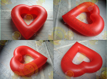 Party Inflatable Advertising Helium Balloons Attractive Red Love Shaped