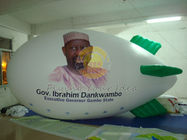 โฆษณาบอลลูน / บอลลูนทางการเมืองแบบพองสำหรับขบวนพาเหรดบอลลูนเครื่องบินพร้อมโลโก้ exporters