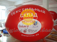 China บอลลูนบอลลูนทรงรีสีแดงขนาดใหญ่ที่มีการพิมพ์ดิจิตอลเต็มรูปแบบสำหรับกิจกรรมกีฬา company
