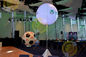 China 2.5m White Attractive Round Inflatable Helium Balloon with RGB LED Lighting exporter