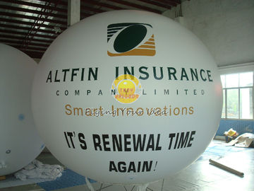 Huge Waterproof advertising balloons with two sides digital printing for Celebration day