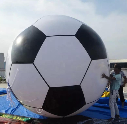 บอลลูนฮีเลียมโฆษณารูปฟุตบอลขนาดยักษ์พร้อมการพิมพ์แบบเต็ม