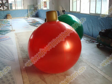 ลูกโป่งฮีเลียมโฆษณา OEM สีแดงพร้อมการพิมพ์ดิจิตอลความละเอียดสูง