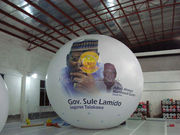บอลลูนโฆษณา PVC ทางการเมืองที่กำหนดเองและยืดหยุ่นดีสำหรับการเลือกตั้งทางการเมือง